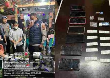 Pukul 02.00 WIB Dini Hari, Kapolres Toba Pimpin OSN di Cafe Santai Balige, 20 Pengunjung Positif Narkoba