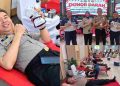 HUT ke-75 Humas Polri, Polda Sumut Tebar Kepedulian Lewat Aksi Donor Darah