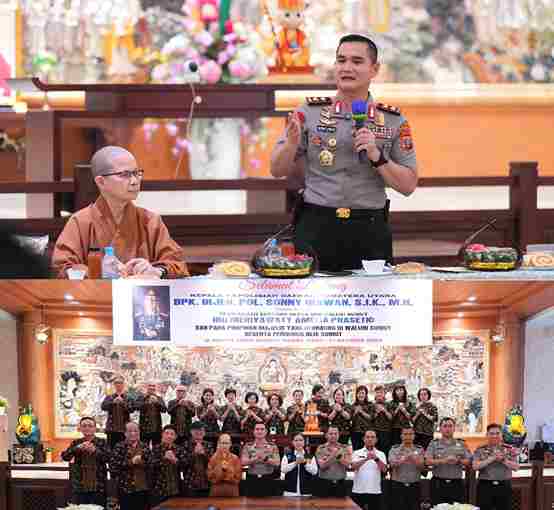 Perkuat Toleransi dan Persatuan, Kapolda Sumut Jalin Silaturahmi dengan WALUBI