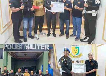 Manifestasi Kolaborasi Strategis, Dansubdenpom I/5-1 Belawan Terima Kunjungan Tim Medan Rental Car