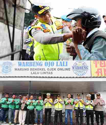 Wakapolda Sumut Turun ke Jalan, Bagikan Helm dan Ajak Warga Tertib Berlalu Lintas